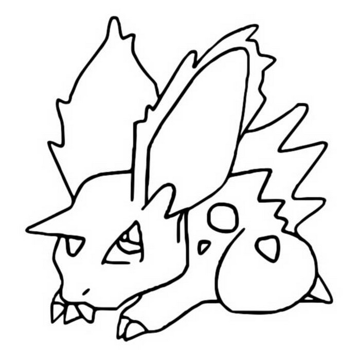 Coloriage Nidoran M